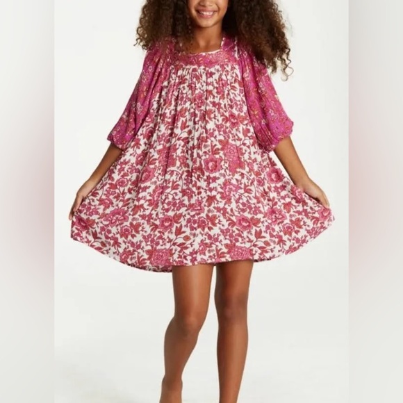 NWT Billabong Girls Hippie Dippie Dress Sz S - Picture 1 of 11
